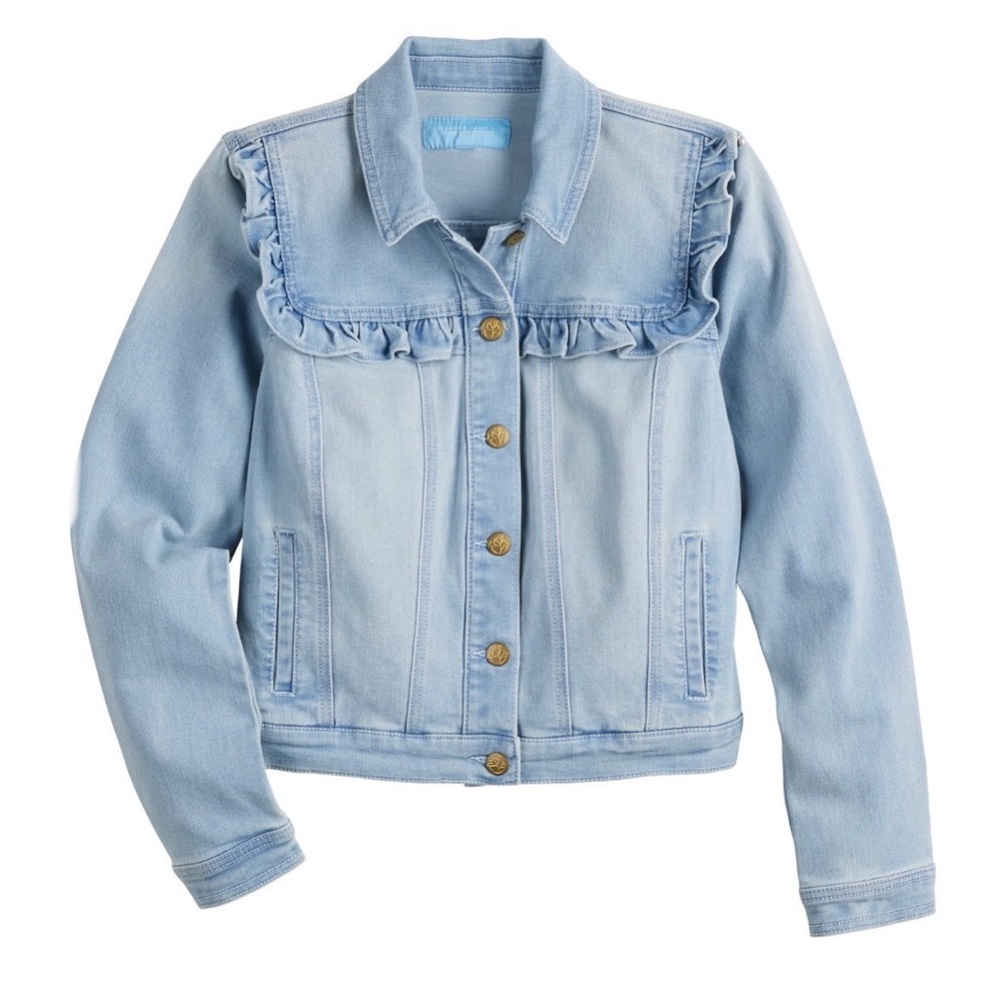 Women’s Draper James RSVP Ruffle Yoke Denim Jacket
